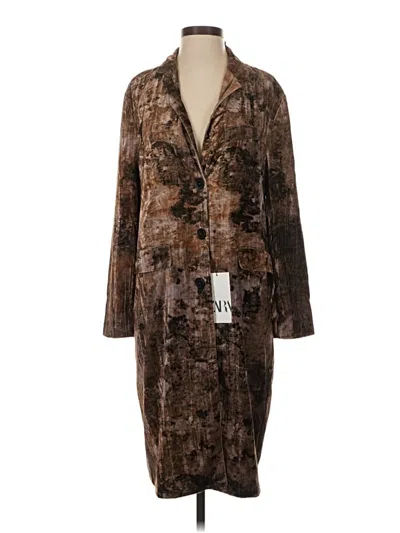 Zara Casual Dress In Brown