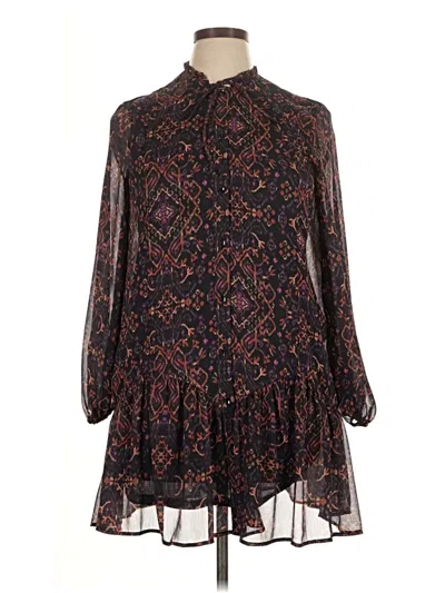 Pre-owned Zara Casual Dress In Brown