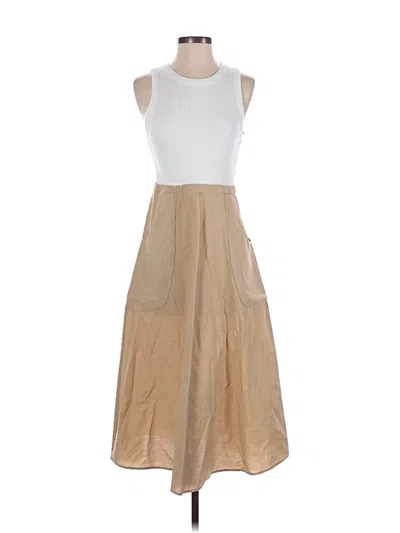 Pre-owned Zara Casual Dress In Brown