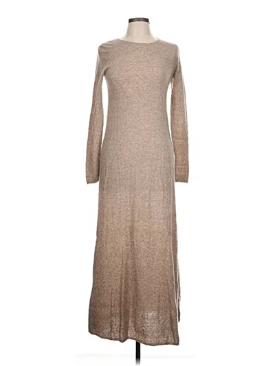 Pre-owned Zara Casual Dress In Brown