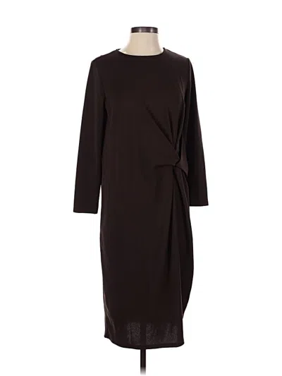 Pre-owned Zara Casual Dress In Brown