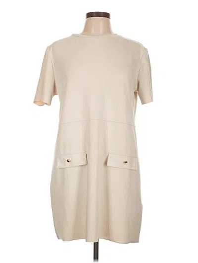 Pre-owned Zara Casual Dress In Brown
