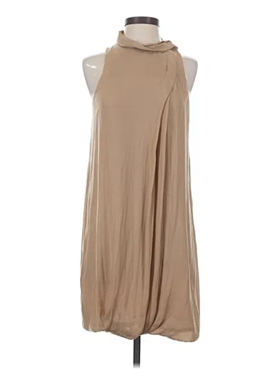 Pre-owned Zara Casual Dress In Brown
