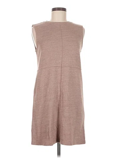 Pre-owned Zara Casual Dress In Brown
