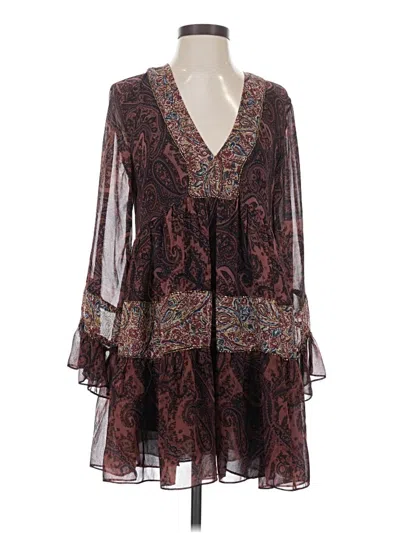 Pre-owned Zara Casual Dress In Brown