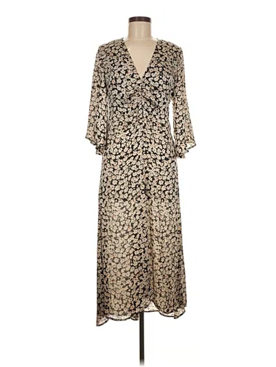 Pre-owned Zara Casual Dress In Brown