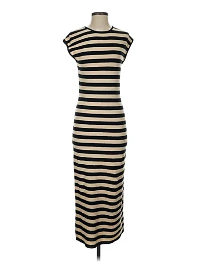 Pre-owned Zara Casual Dress In Brown