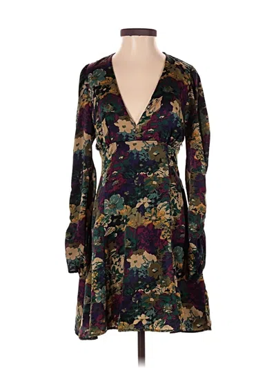 Pre-owned Zara Casual Dress In Brown