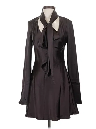 Pre-owned Zara Casual Dress In Brown