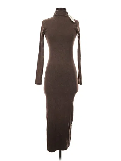 Zara Casual Dress In Brown