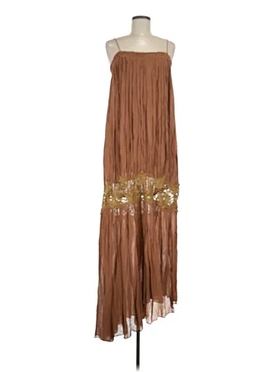 Zara Casual Dress In Brown