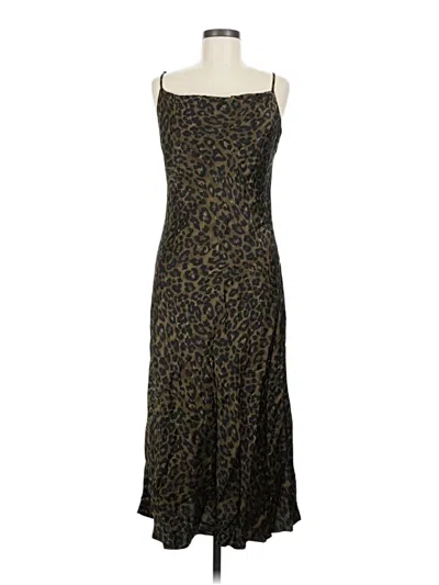 Zara Casual Dress In Brown