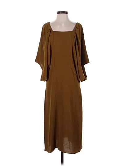 Zara Casual Dress In Brown