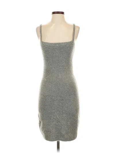 Zara Casual Dress In Gray