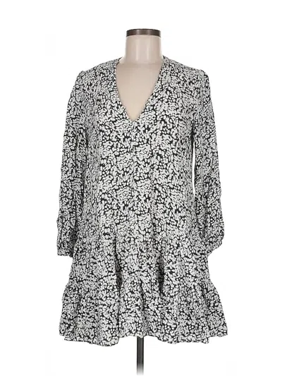Pre-owned Zara Casual Dress In Gray