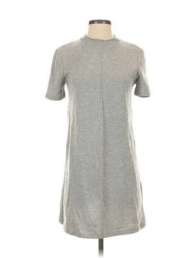 Pre-owned Zara Casual Dress In Gray