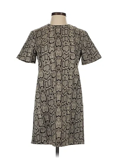 Pre-owned Zara Casual Dress In Gray