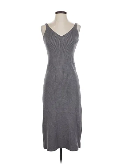 Pre-owned Zara Casual Dress In Gray