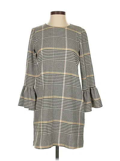Pre-owned Zara Casual Dress In Gray