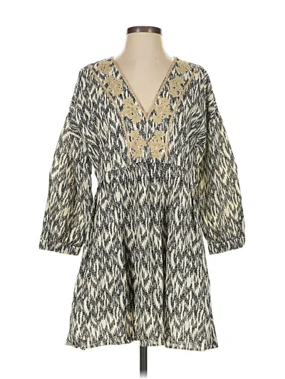 Pre-owned Zara Casual Dress In Gray