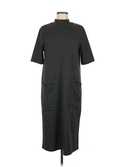 Pre-owned Zara Casual Dress In Gray