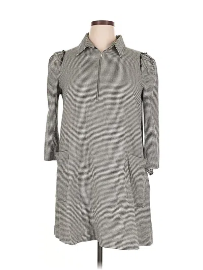 Pre-owned Zara Casual Dress In Gray