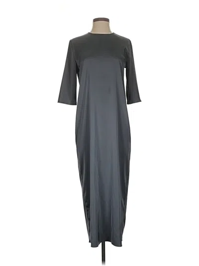 Pre-owned Zara Casual Dress In Gray