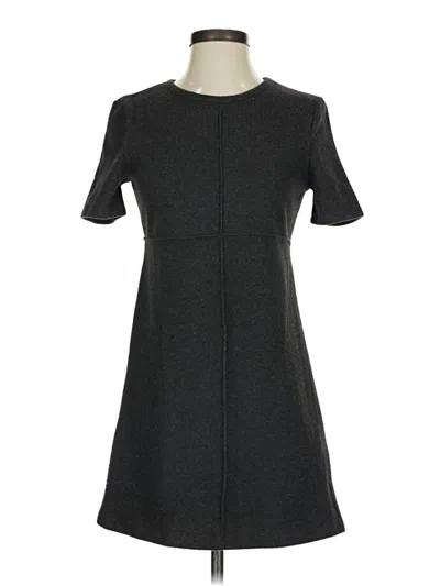 Pre-owned Zara Casual Dress In Gray