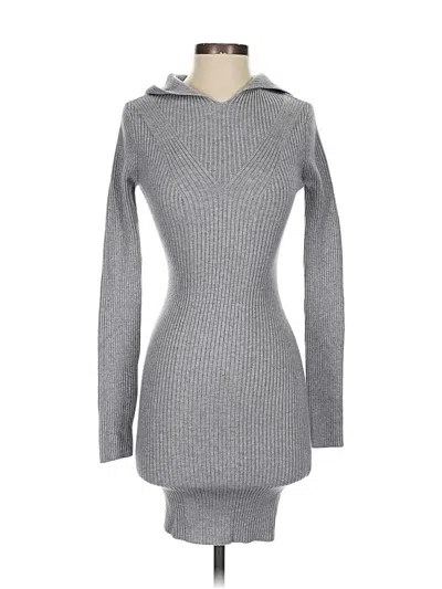 Pre-owned Zara Casual Dress In Gray