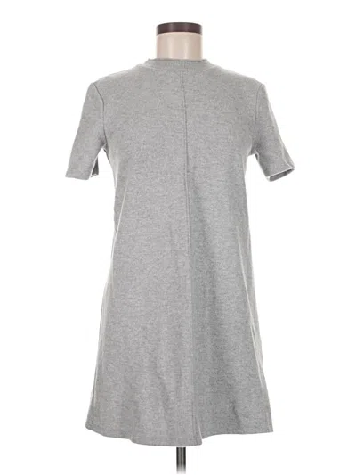 Pre-owned Zara Casual Dress In Gray