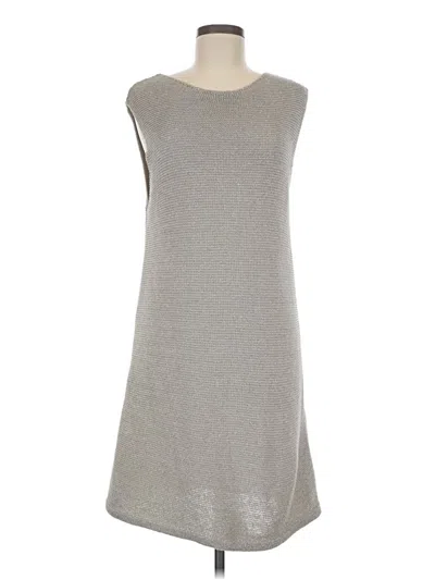 Pre-owned Zara Casual Dress In Gray
