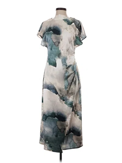 Pre-owned Zara Casual Dress In Gray
