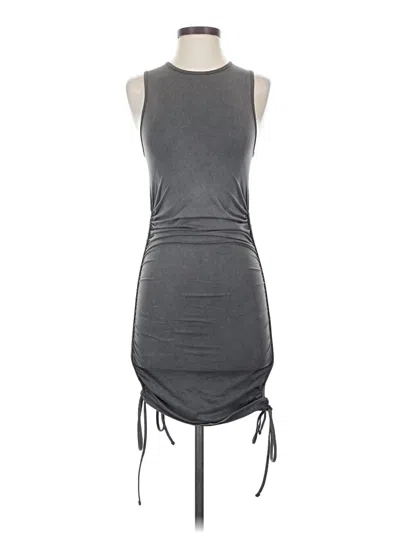 Pre-owned Zara Casual Dress In Gray