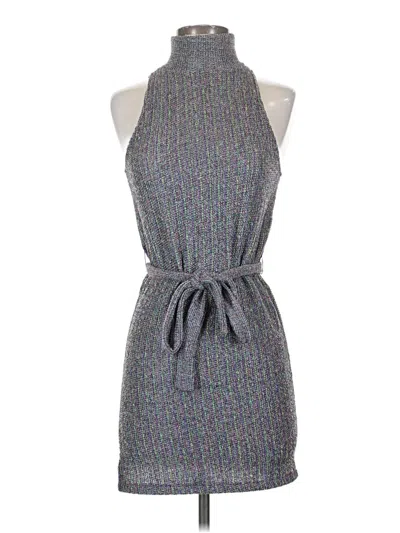 Pre-owned Zara Casual Dress In Gray