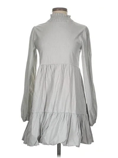 Pre-owned Zara Casual Dress In Gray