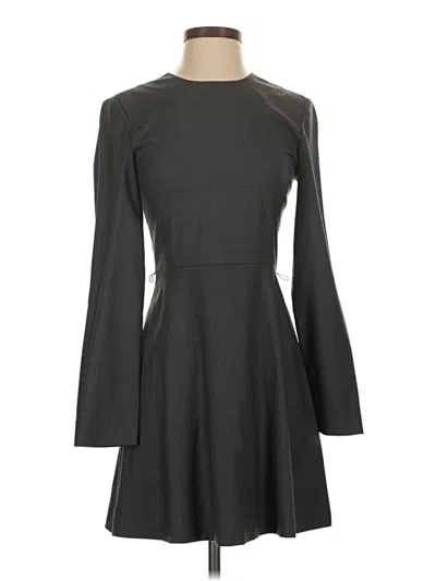 Pre-owned Zara Casual Dress In Gray