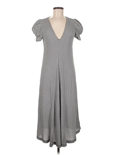 Pre-owned Zara Casual Dress In Gray