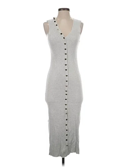 Pre-owned Zara Casual Dress In Gray
