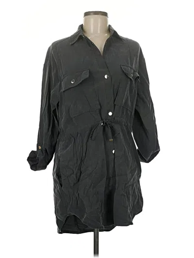 Pre-owned Zara Casual Dress In Gray