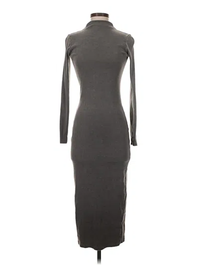 Pre-owned Zara Casual Dress In Gray