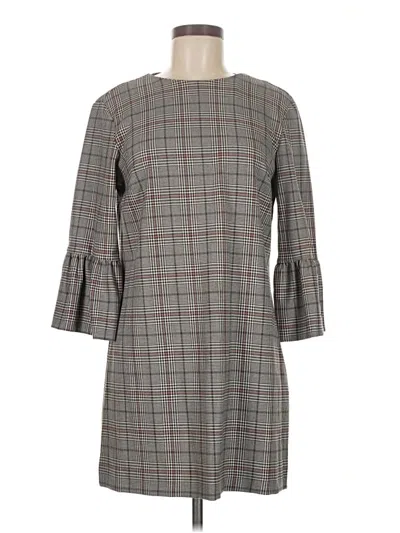 Pre-owned Zara Casual Dress In Gray
