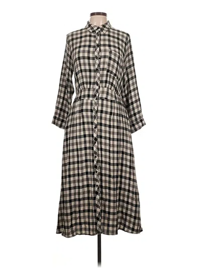 Pre-owned Zara Casual Dress In Gray