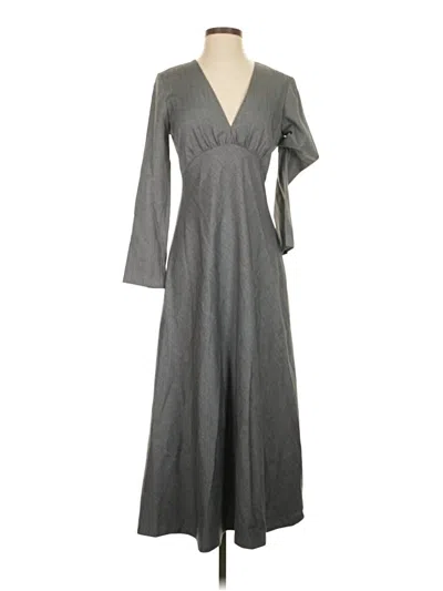 Pre-owned Zara Casual Dress In Gray