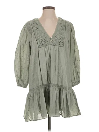 Pre-owned Zara Casual Dress In Gray