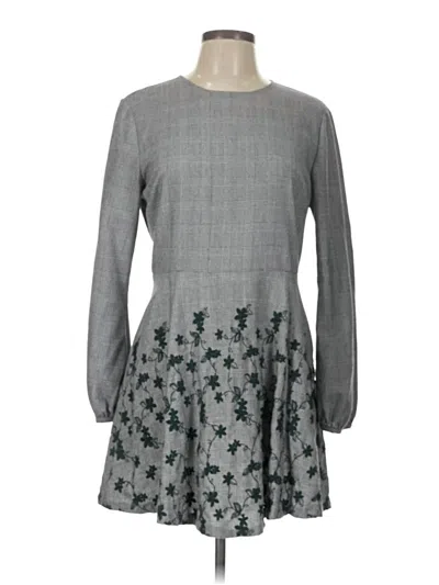 Pre-owned Zara Casual Dress In Gray
