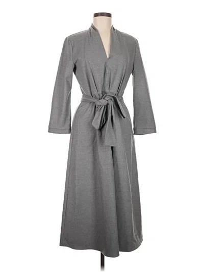 Pre-owned Zara Casual Dress In Gray
