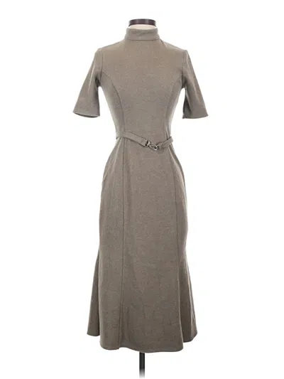 Pre-owned Zara Casual Dress In Gray