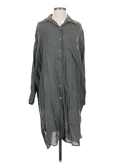 Pre-owned Zara Casual Dress In Gray