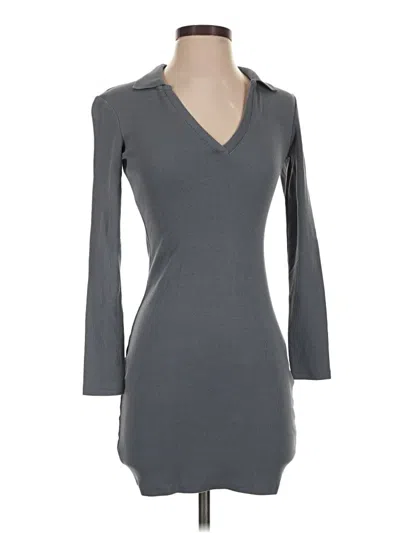 Pre-owned Zara Casual Dress In Gray