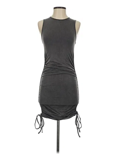 Pre-owned Zara Casual Dress In Gray